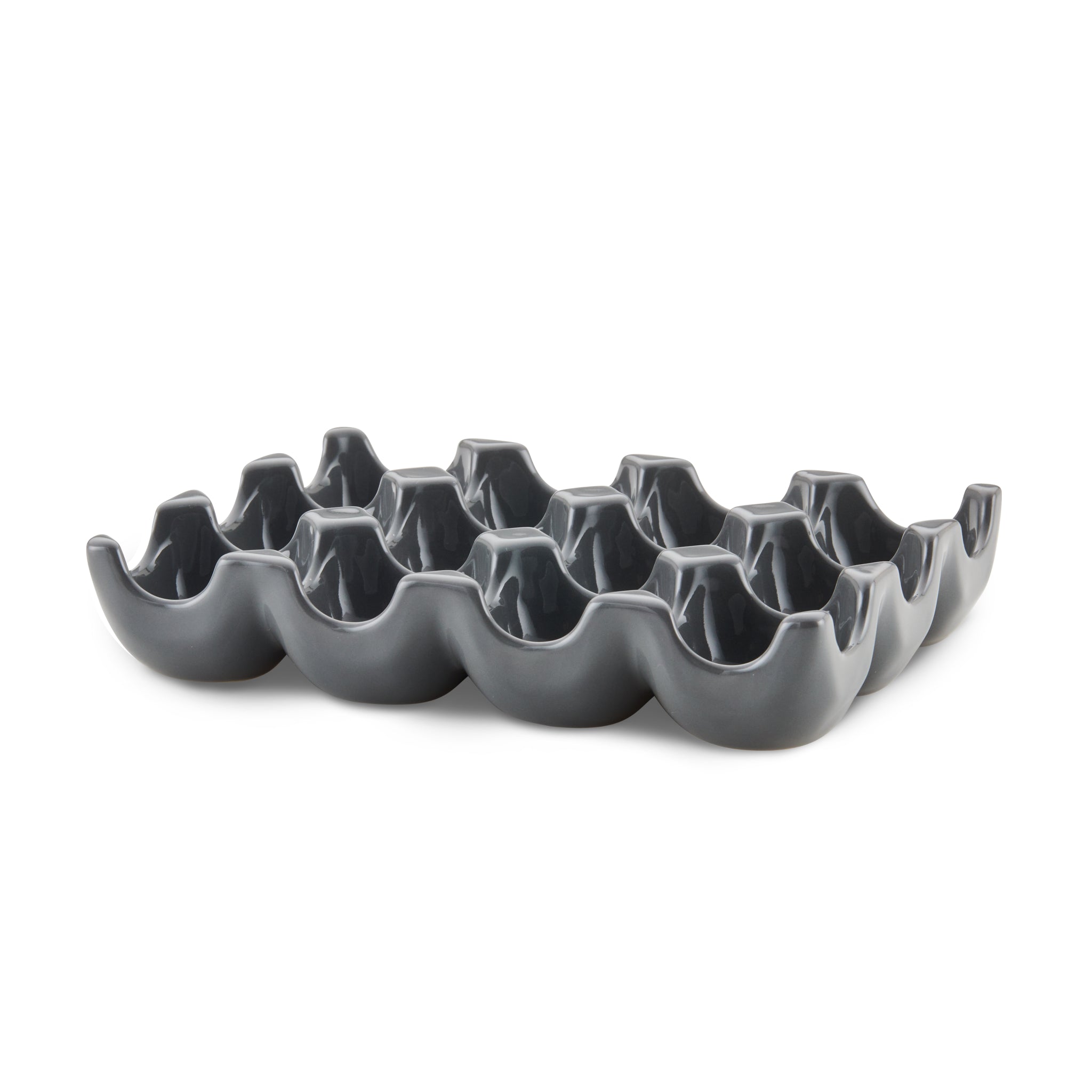 12-Cup Ceramic Egg Tray