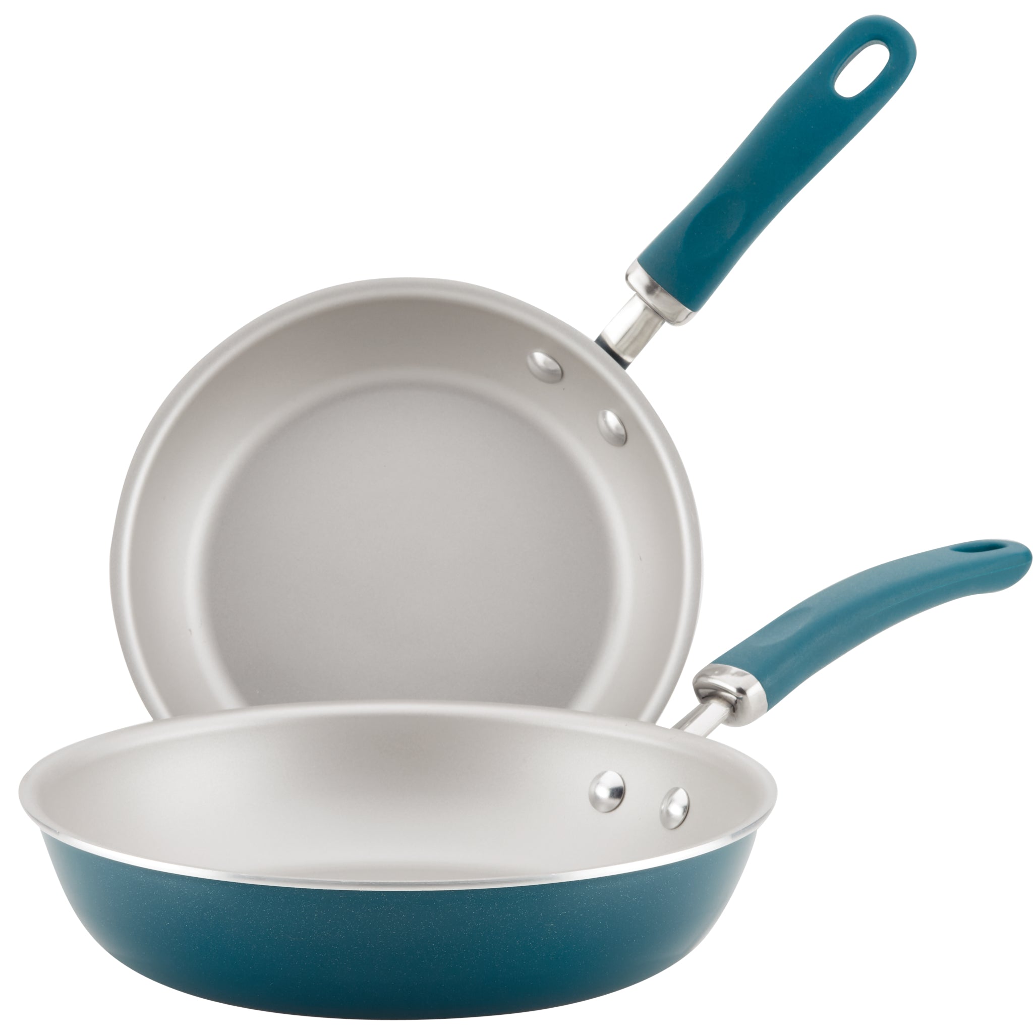 2-Piece Nonstick Frying Pan Set | Teal