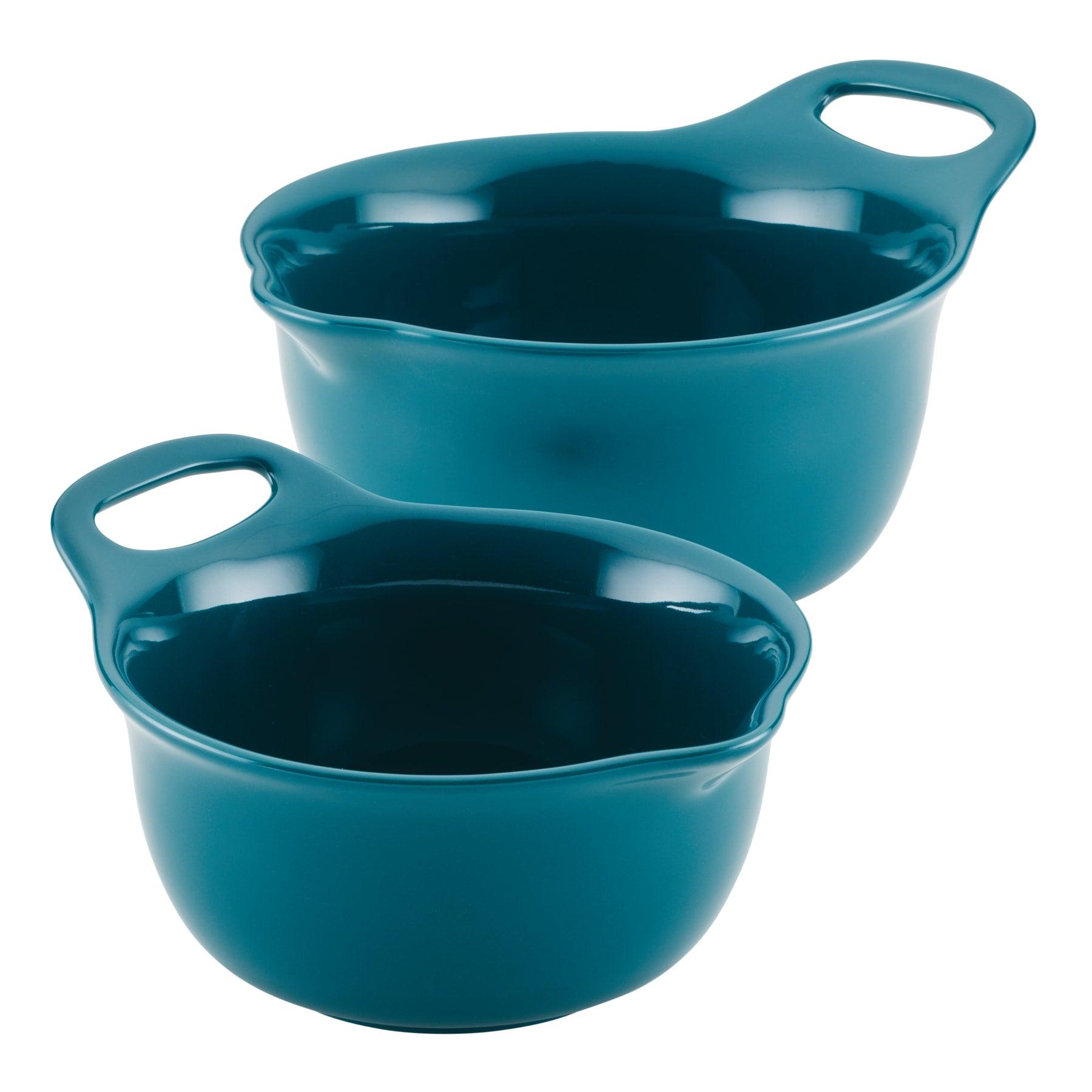 Tools and Gadgets 2-Piece Ceramic Mixing Bowl Set | Teal