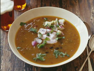 Chipotle-Pumpkin Black Bean Soup