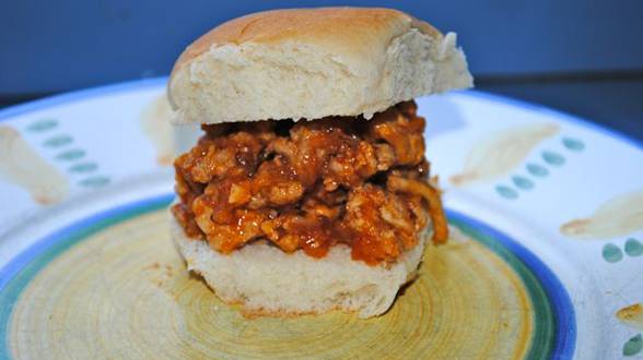 Devilish Sloppy Chicken Mini Sammies