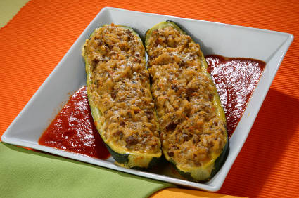 Mama Elsa's Stuffed Zucchini