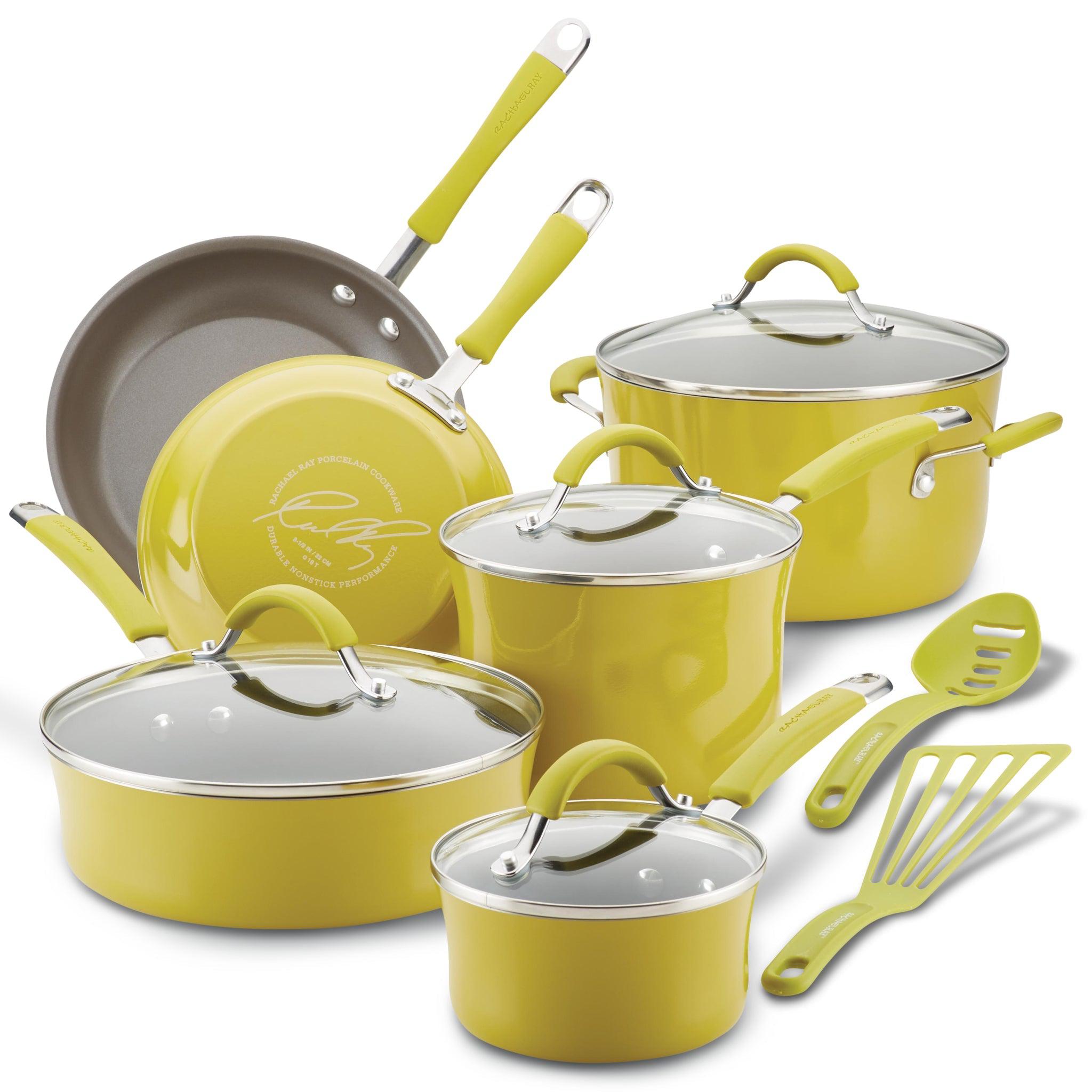 12-Piece Cookware Set | Lemongrass Green