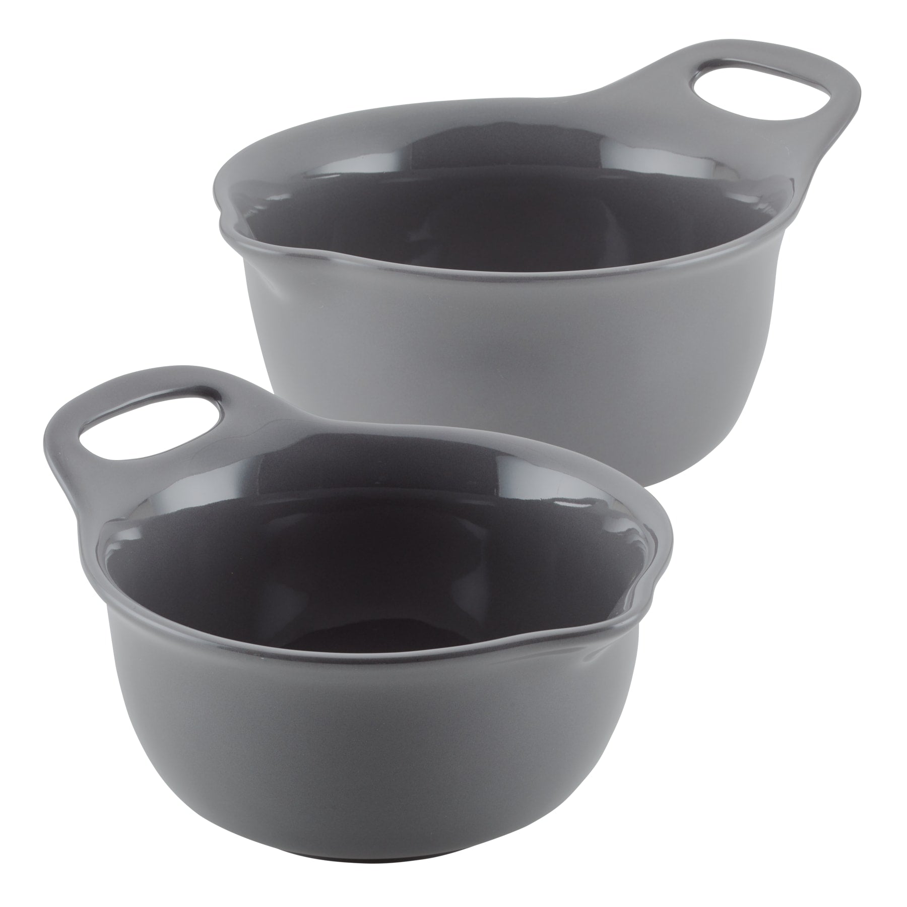 Tools and Gadgets 2-Piece Ceramic Mixing Bowl Set | Gray