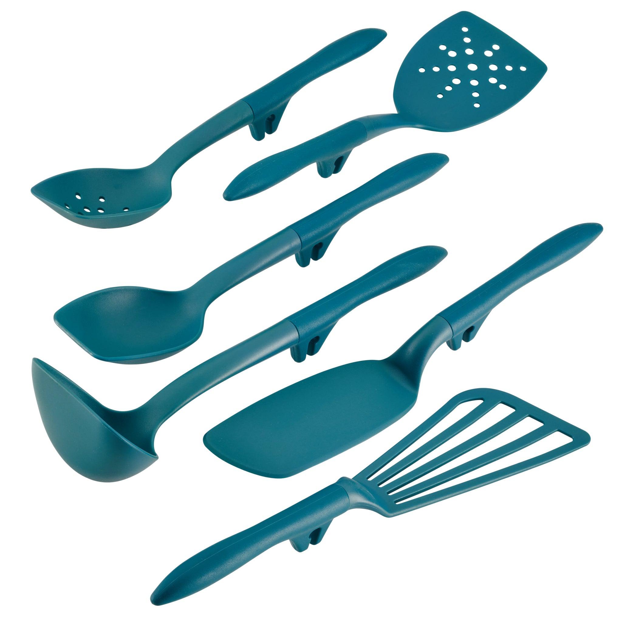 6-Piece Lazy Tools Utensil Set | Teal