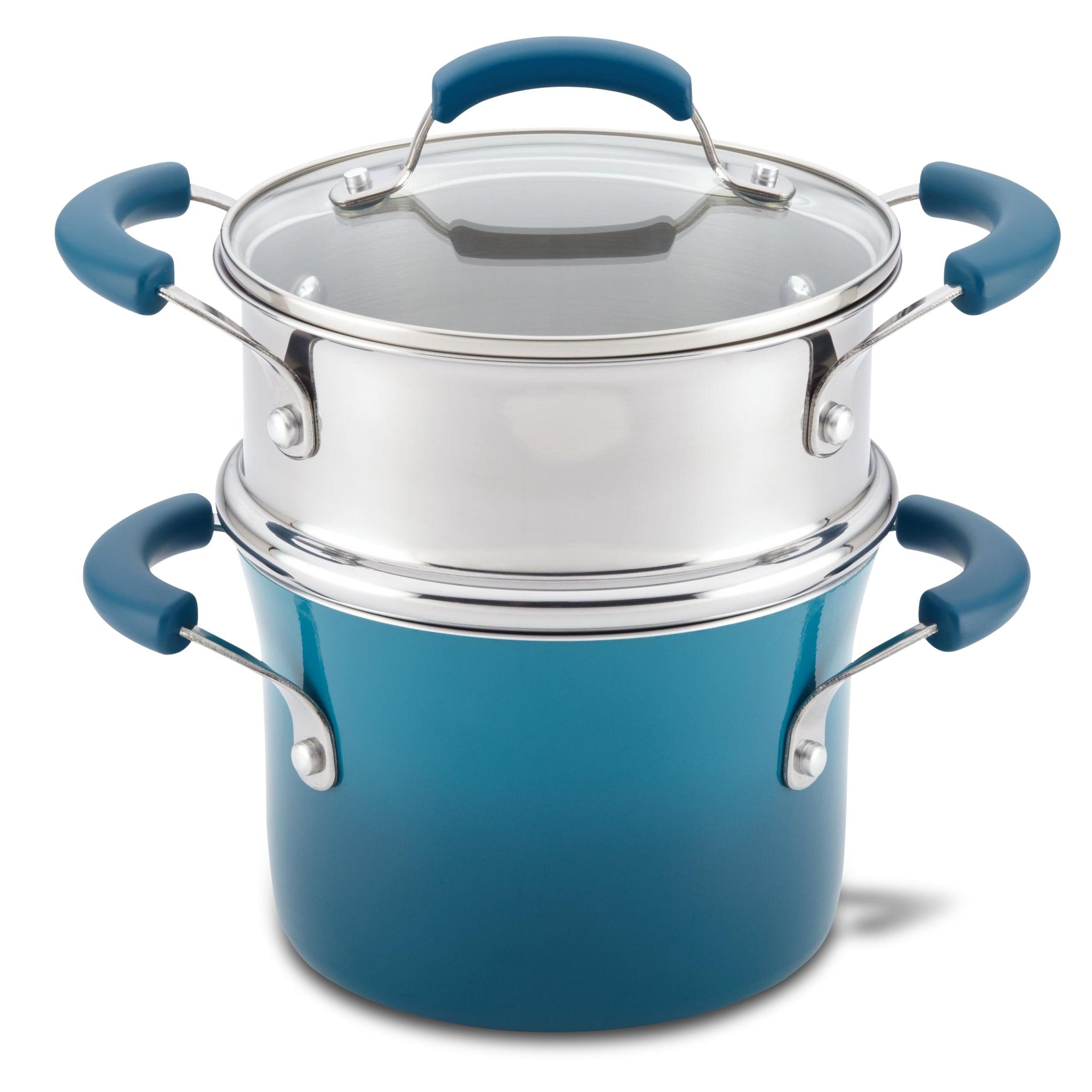 3-Quart Classic Brights Nonstick Covered Steamer Set